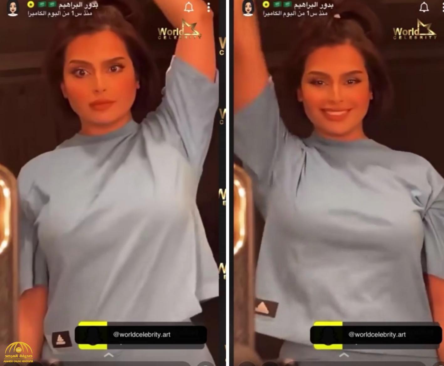 شاهد.. بدور البراهيم تمارس الرياضة بملابس جريئة.. وتعلق:  أنا تاجرة وأتمنى ما أحد يحط راسه براسي!