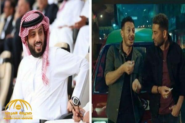 أول رد من "تركي آل الشيخ" على الفنانين مصطفى شعبان وعمرو سعد بعد مشهد "ملوك الجدعنة"