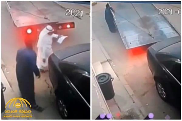 مواطن يتفاجأ بسحب سيارته المنتهية بالتمليك رغم سداد كامل أقساطها بواسطة "سطحة" من أمام منزله