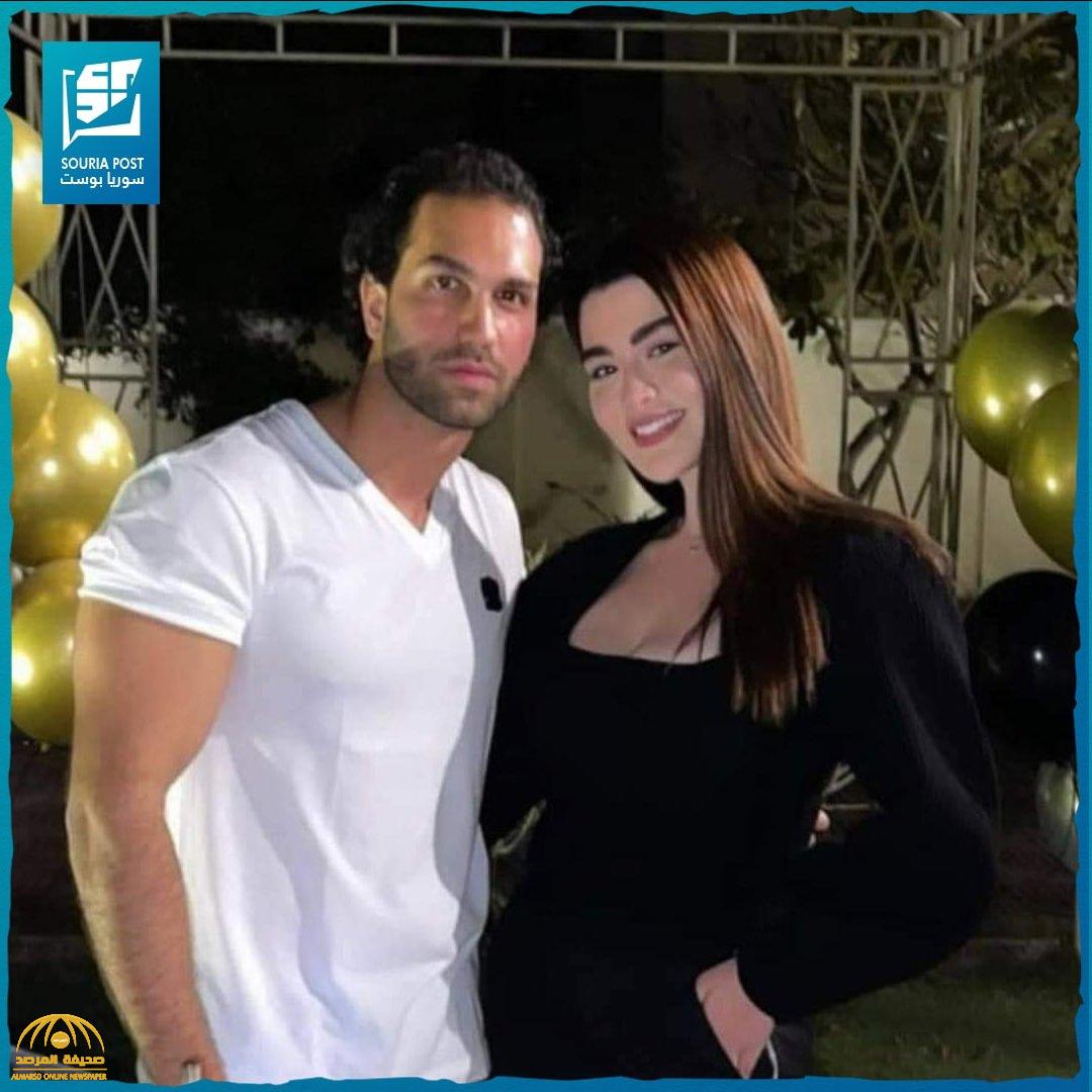 شاهد: الكويتية "روان حسين " تلتصق بأحد أقرباء ديكتاتور سوريا في عيد ميلاده بدبي