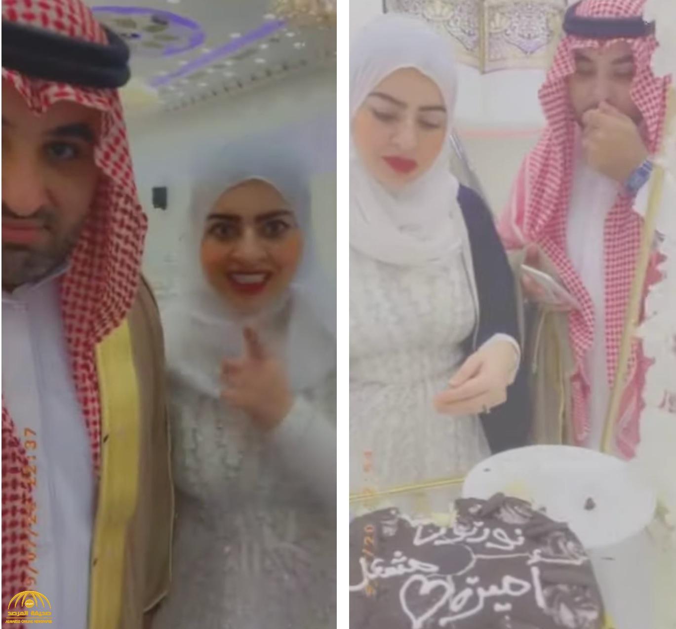 بعد انفصال وتبادل الشتائم .. شاهد: مشعل الخالدي يُقيم حفل زفاف جديد  لزوجته "أميرة الناصر" بعد عودتهما لبعض