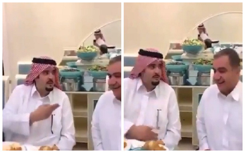 بالفيديو.. "عبدالعزيز بن فهد" يمازح خاله "الوليد بن إبراهيم" : "الله يفكك من ذا إن بي سي"