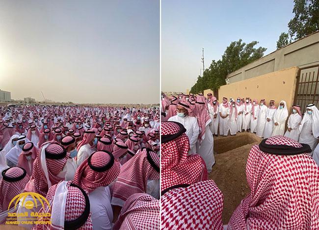 شاهد: جموع غفيرة تشارك في تشييع جنازة الشيخ "ناصر الشثري" في مقبرة العود بالرياض