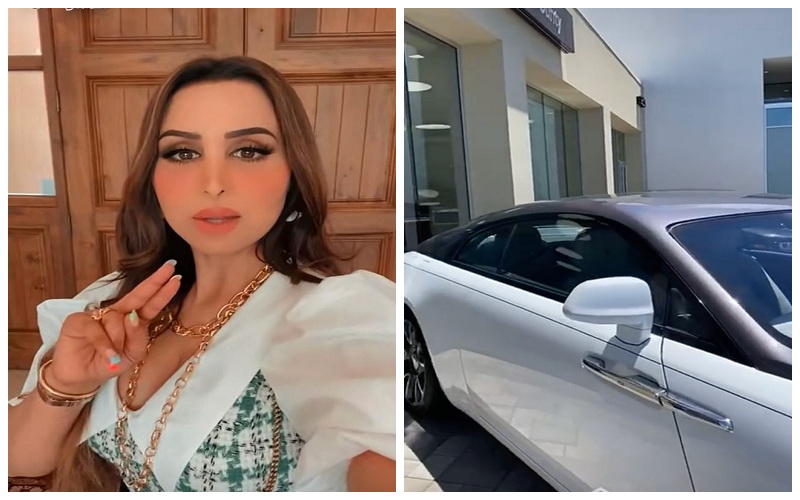 شاهد.. هند القحطاني في طريقها لشراء سيارة فارهة