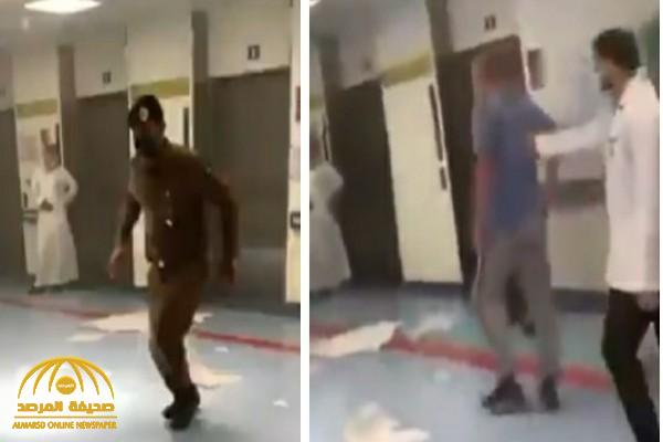 شاهد.. لحظة إخلاء مستشفى الملك سعود في عنيزة من المرضى والطواقم الطبية بعد اندلاع حريق مفاجئ