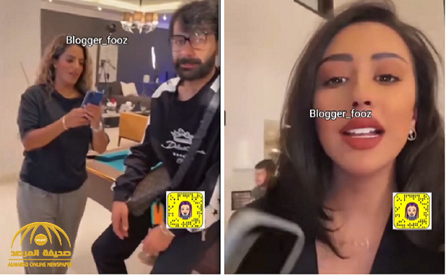 شاهد.. فرح الهادي تغار على زوجها عقيل الرئيسي من صديقتها