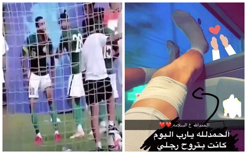 "اليوم كانت بتروح رجلي" .. شاهد: إصابة قوية لسلمان الفرج بعد سقوطه على قطعة حديد