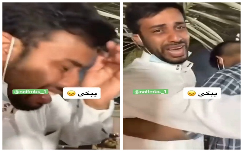 شاهد.. ردة فعل مؤثرة لشاب تذكر أبيه المتوفي بعد قيام صديقه بعمل "مقلب" في والده!