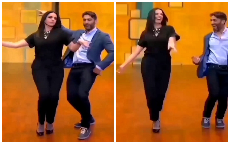 شاهد.. وصلة رقص مثيرة  للممثلة "درة" على أغنية  "متغاظ"