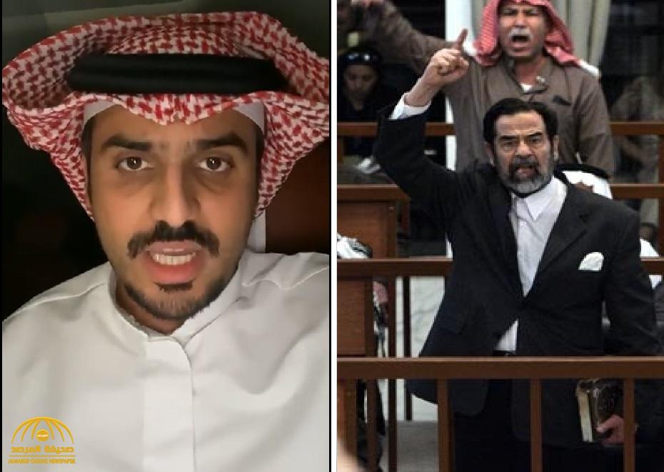 "كان بالجيزة مثل رابع الأهرام".. شاهد: شاعر كويتي يثير الجدل بقصيدة تمدح صدام حسين