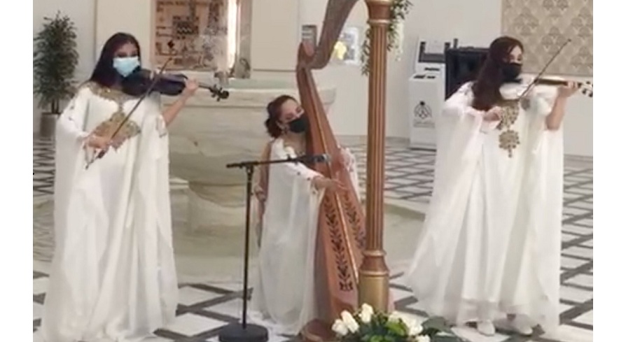 شاهد: معزوفة موسيقية لأغنية "وطني الحبيب" احتفالاً باليوم الوطني في مقر وزارة الخارجية بالرياض