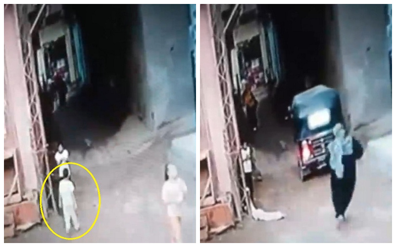 مصر .. شاهد: طفل يتعرض لصعق كهربائي بعد وضع يده على عمود إنارة  وتدخل سريع  ينقذ الموقف