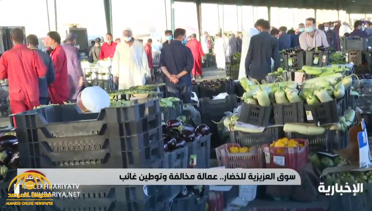 شاهد: ردة فعل عمالة وافدة في سوق خضار بالرياض لحظة مشاهدة كاميرا برنامج تلفزيوني