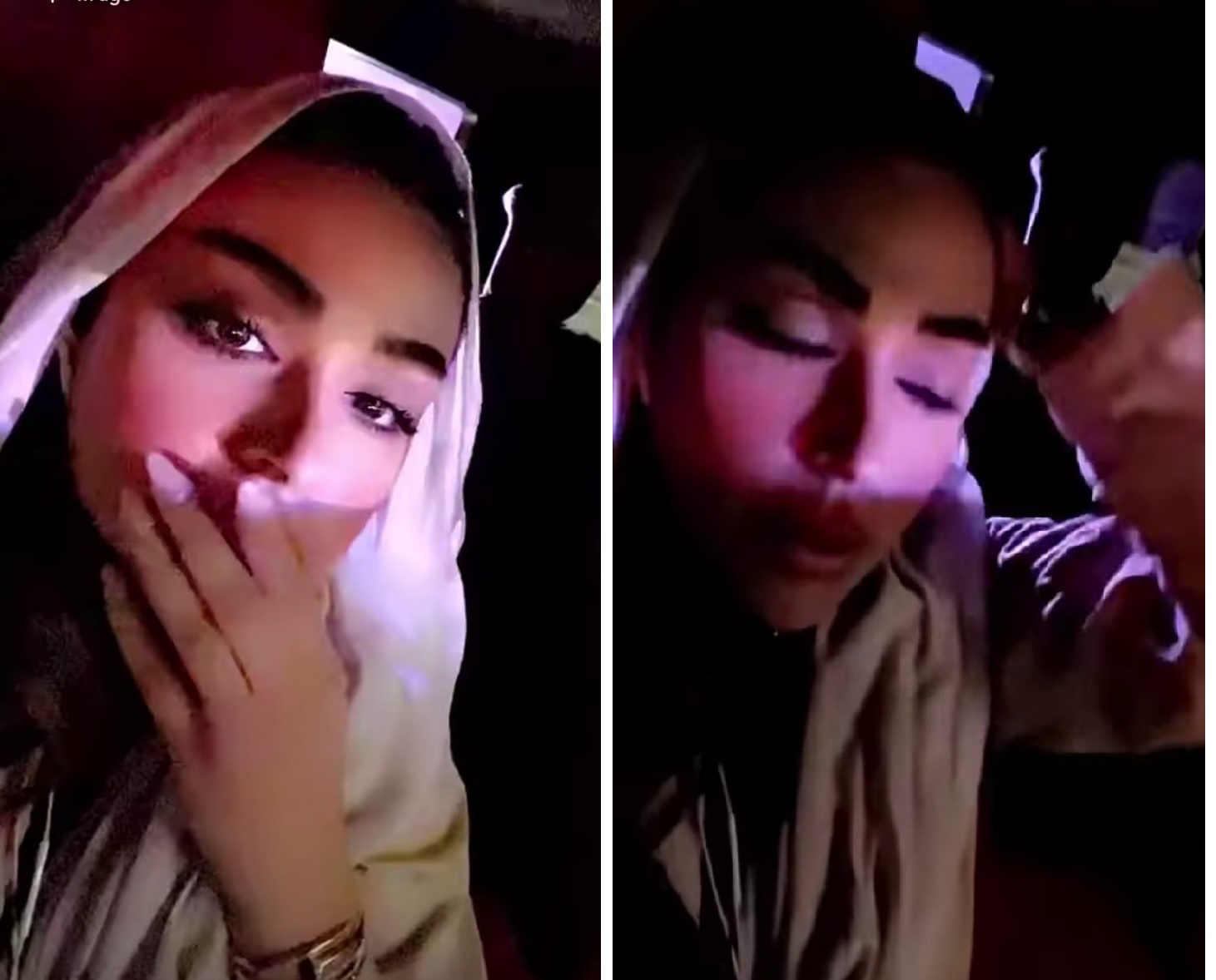 شاهد.. أمل الأنصاري تتفاجأ بشخص ينتظرها في الكراج: "صار له يومين يطق باب بيتنا يقول طلعولي أمل"