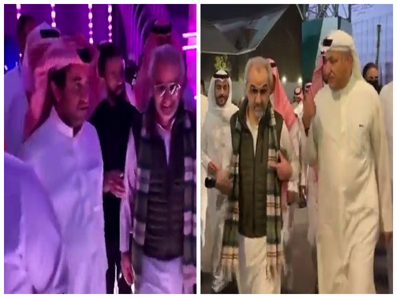 شاهد.. "الوليد بن طلال" في بوليفارد الرياض وكوفي الهلال برفقة "البلطان" و "فهد بن نافل" شاهد.. "الوليد بن طلال" في بوليفارد الرياض وكوفي الهلال برفقة "البلطان" و "فهد بن نافل"