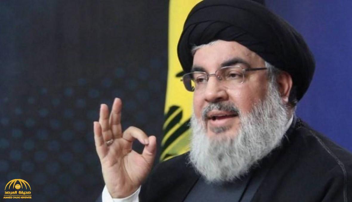 حسن نصرالله يتفاخر بالتحكم في قرار الحكومة اللبنانية.. والوقوف ضد استقالة "قرداحي"