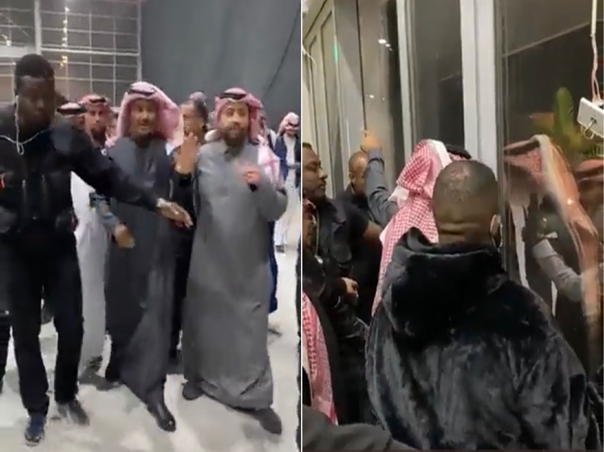 "يا رجال بقولهم كلمة".. شاهد: ردة فعل خالد عبدالرحمن بعد منع الجماهير من السلام عليه