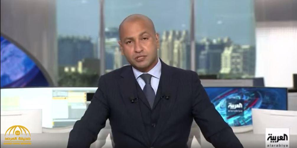 شاهد: كيف أعلن مذيع "العربية" عن خبر استقالة "جورج قرداحي" من الحكومة اللبنانية؟ شاهد: كيف أعلن مذيع "العربية" عن خبر استقالة "جورج قرداحي" من الحكومة اللبنانية؟