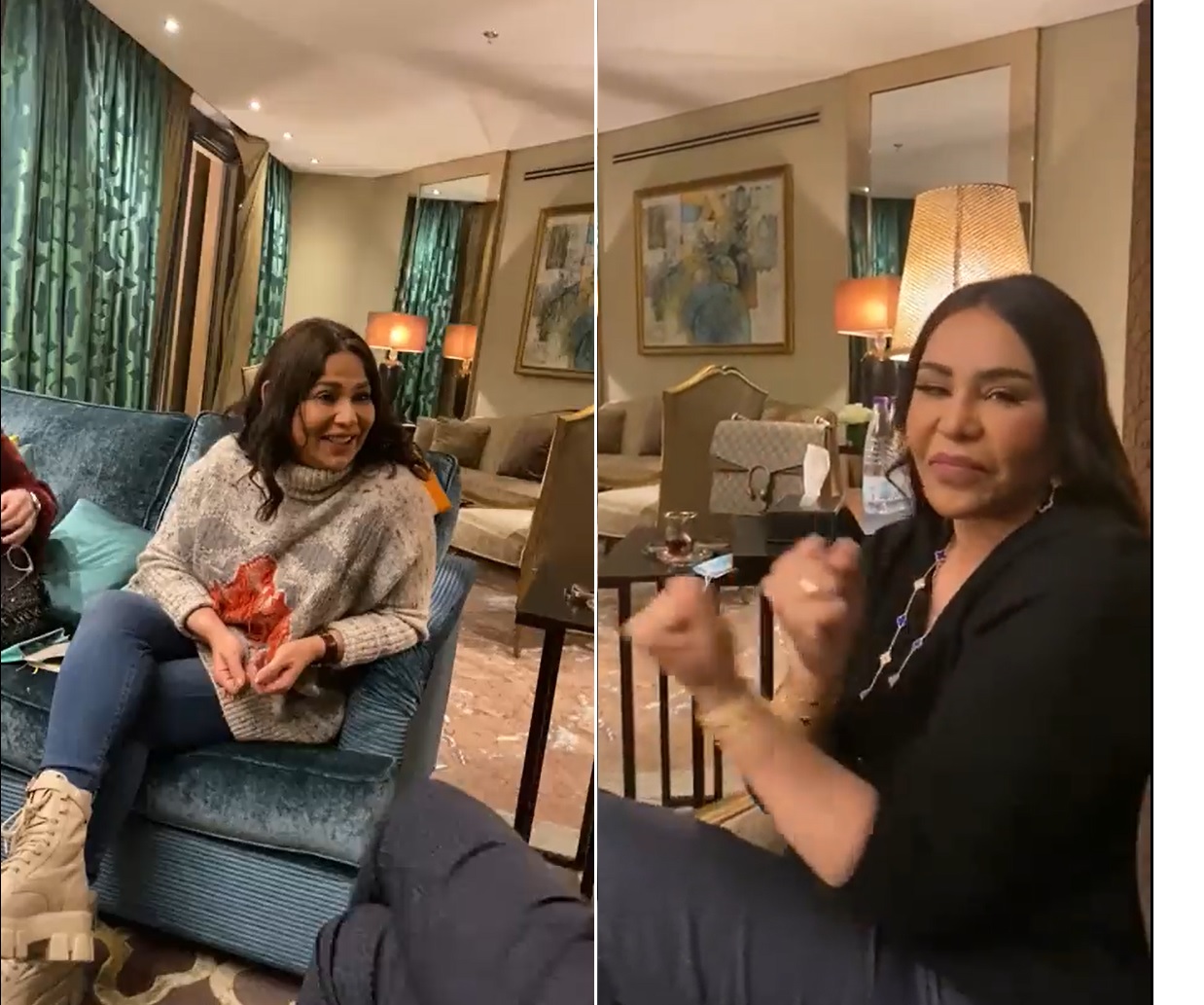 قبل لقاء القمة".. شاهد.. تركي آل الشيخ ينشر مقطع طريف لـ "نوال الكويتية وأحلام".. والأخيرة: "تخيلوا وش بنسوي أنا وأم حنين"