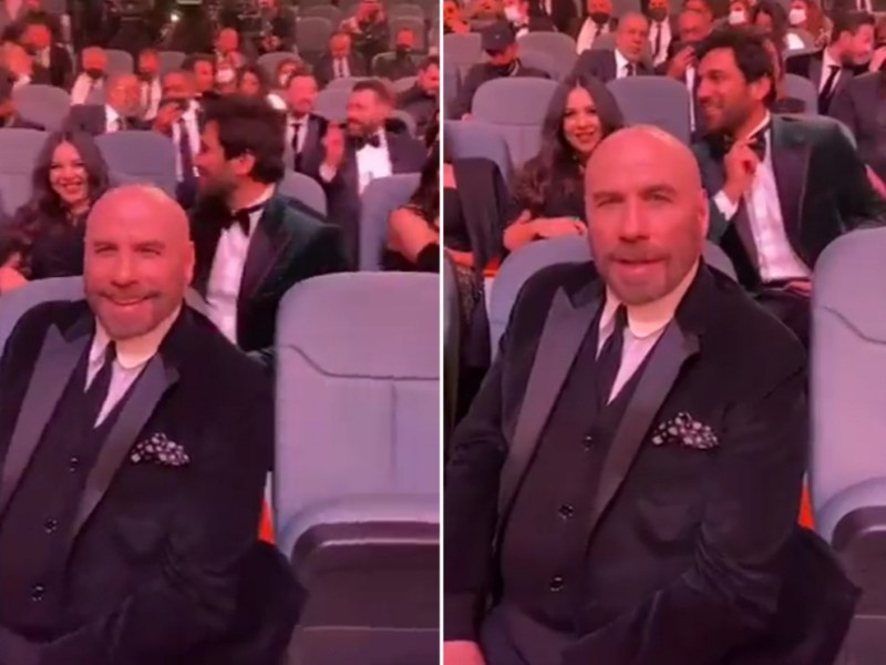 أثارت ضحك الحاضرين.. شاهد: ردة فعل غريبة لإعلامية مصرية عند رؤيتها للفنان العالمي جون ترافولتا في حفل Joy Awards