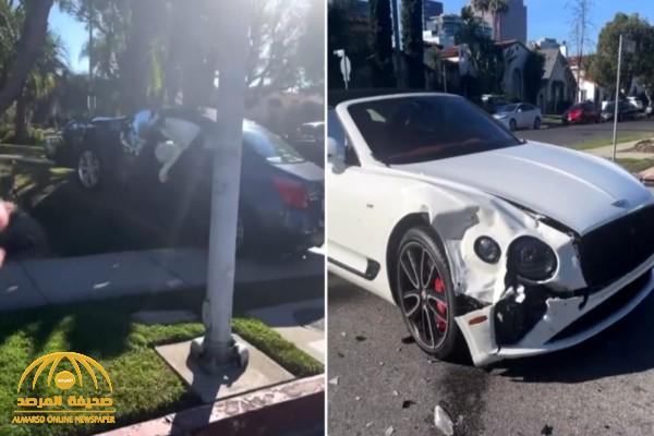 "نتفت سيارتي ".. شاهد: انهيار "المودل روز" بعد تعرض سيارتها "الفاخرة" لحادث في لوس أنجلوس