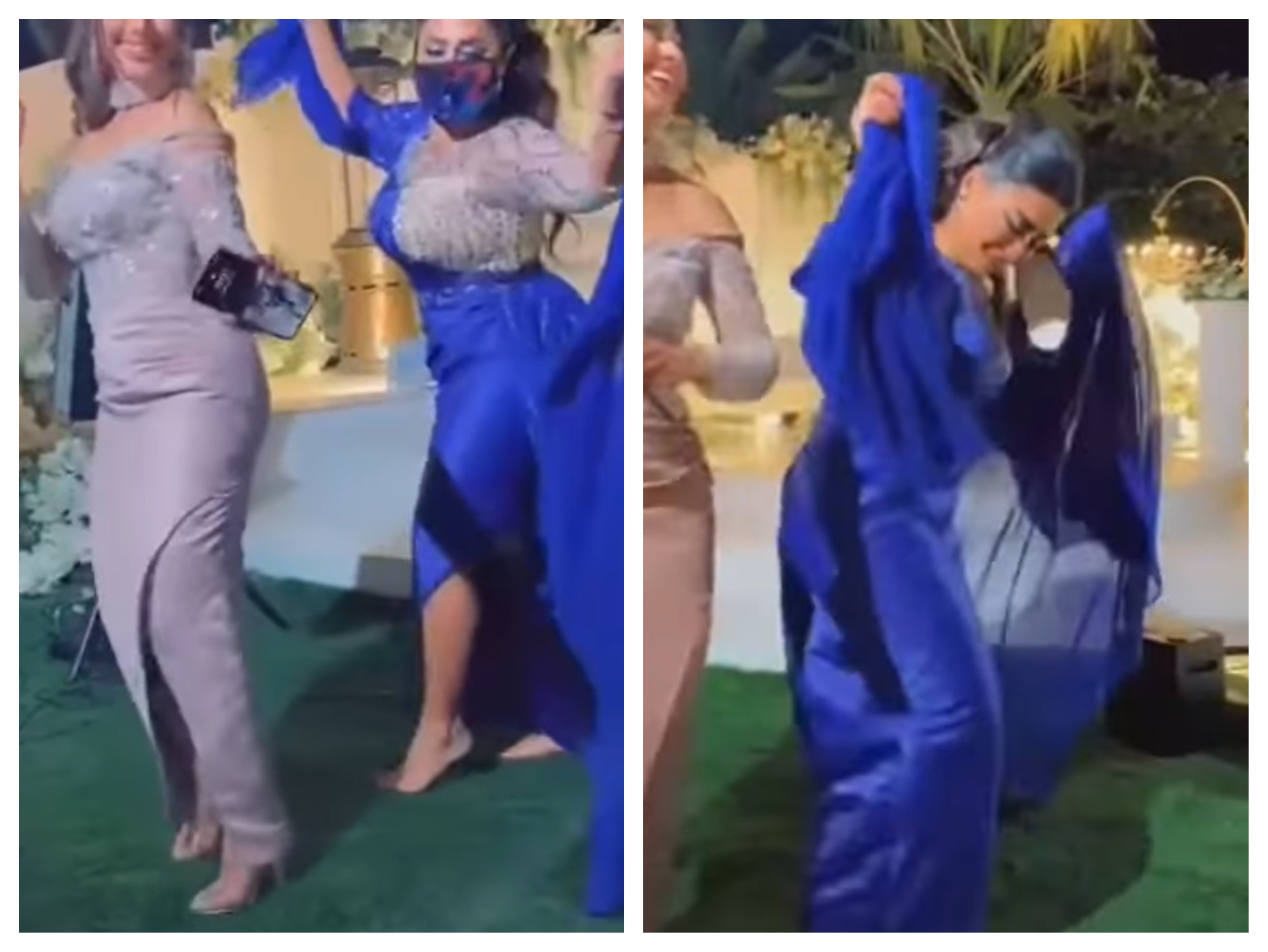 شاهد: أبرز اللقطات من حفل زفاف الفنانة أبرار سبت.. وشقيقتها شيماء ترقص حافية القدمين