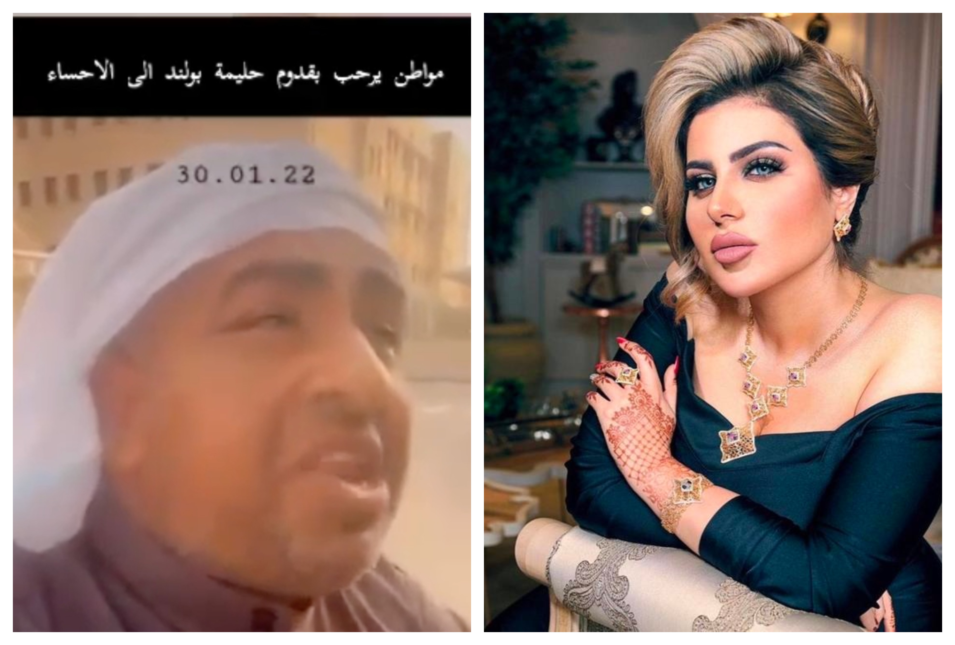 "كل شيء ببلاش لعيونها".. شاهد: مواطن صاحب بسطة يقدم بضاعته مجانًا من أجل زيارة حليمة بولند للأحساء