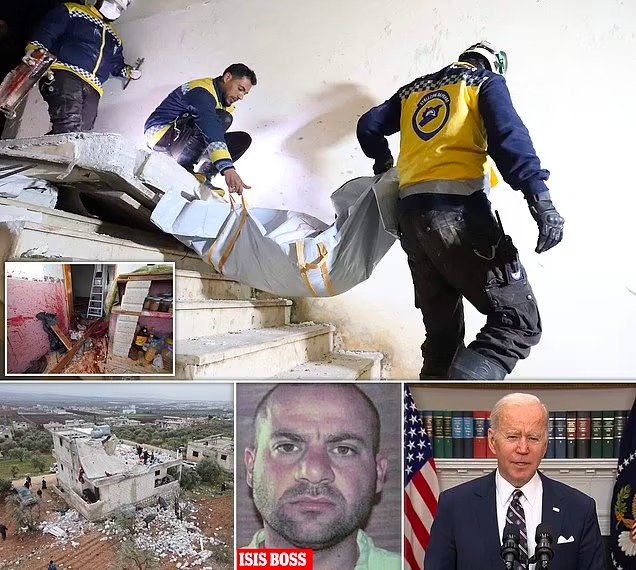 شاهد .. صور منزل قائد "داعش" أبو إبراهيم القرشي قبل وبعد استهدافه