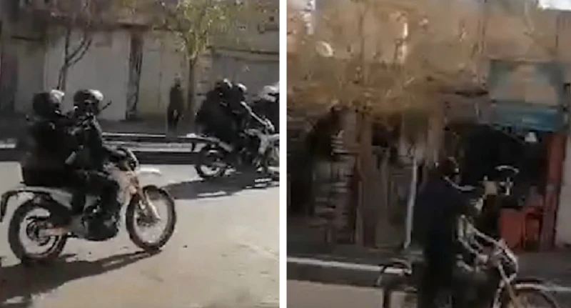 بالفيديو.. عناصر أمن إيرانية  يطلقون النار مباشرة على محتجين في سوق شيراز جنوب إيران