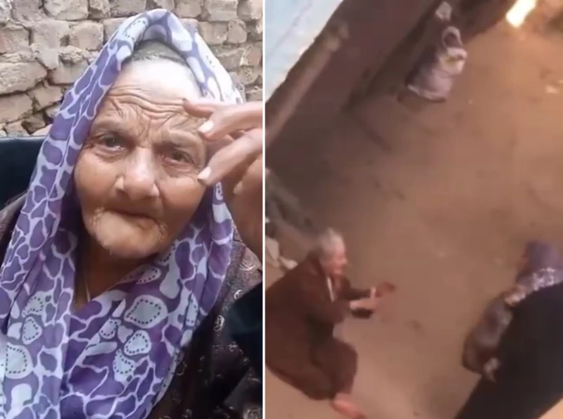 «طلّعوها لي أنا سامحتها».. بالفيديو: أول تعليق من المسنّة المصرية التي تعرّضت للضرب والشتم من ابنتها في الشارع