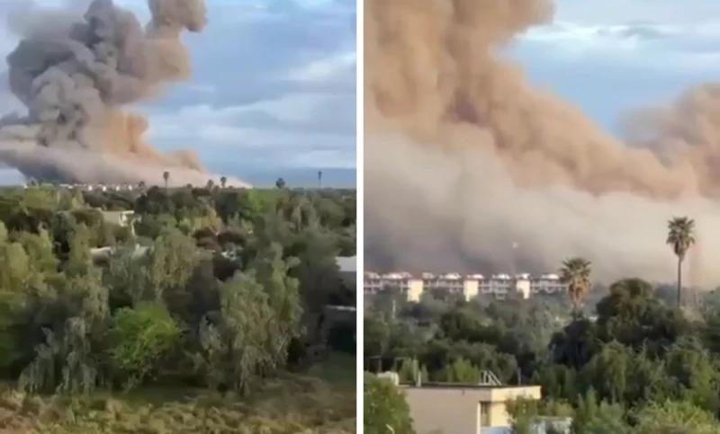 بالفيديو.. قصف مدمر يستهدف لواء المدرع 292 في القنيطرة بالأحواز