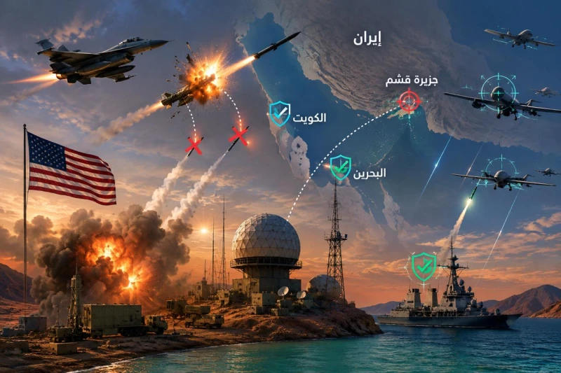 أمريكا تكشف تفاصيل الرد على هجمات إيرانية بالصواريخ والمسيرات في المنطقة