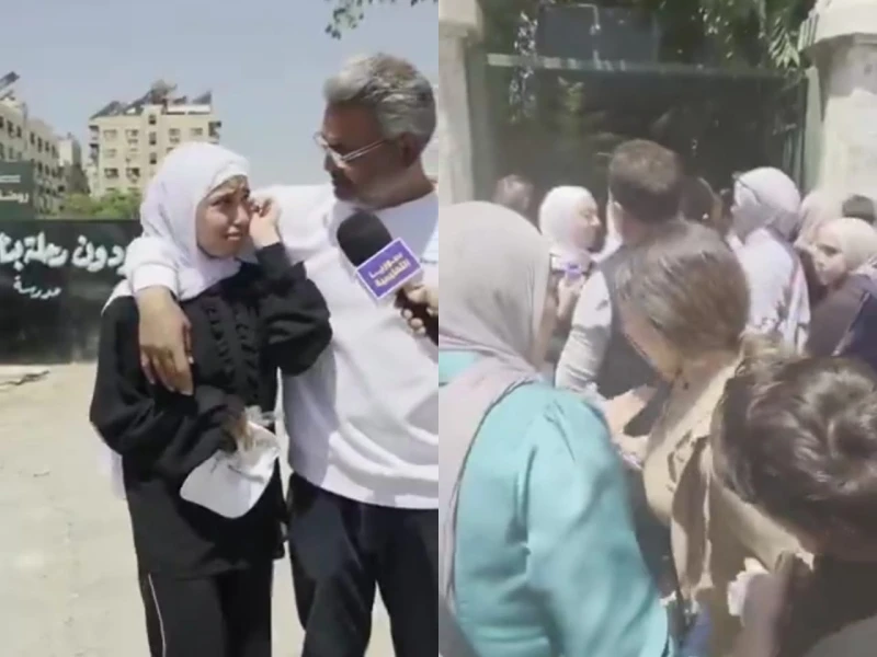 الله لا يسامحكم".. بالفيديو: انهيار وبكاء طالبات سوريات بسبب صعوبة امتحان الرياضيات