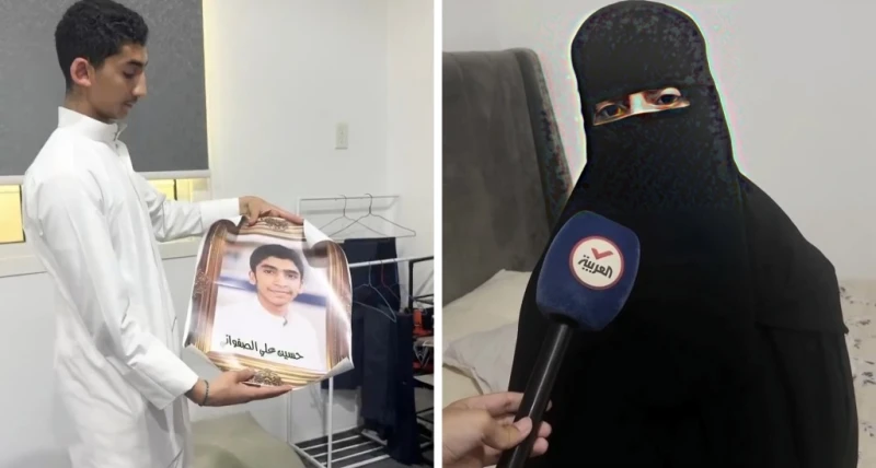 "انتظرته ولم يصل".. بالفيديو: أول تعليق من والدة الشهيد حسين الصفواني أحد ضحايا  حادث مروحية أرامكو