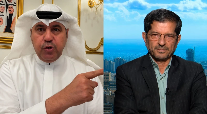 "أنت مطلوب في الكويت للمحاكمة".. بالفيديو: لحظة انسحاب الإيراني "عباس خاميار" على الهواء أمام السياسي الكويتي "الشليمي"