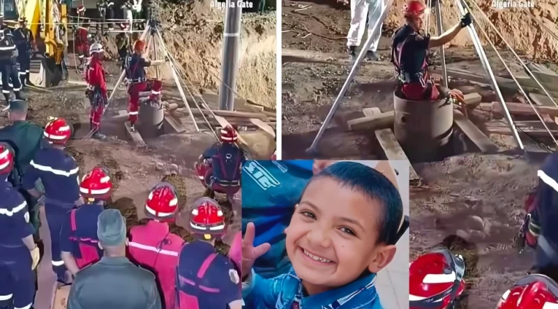 بالفيديو.. لحظة دخول عناصر الإنقاذ الجزائرية إلى النفق للوصول إلى الطفل أيوب