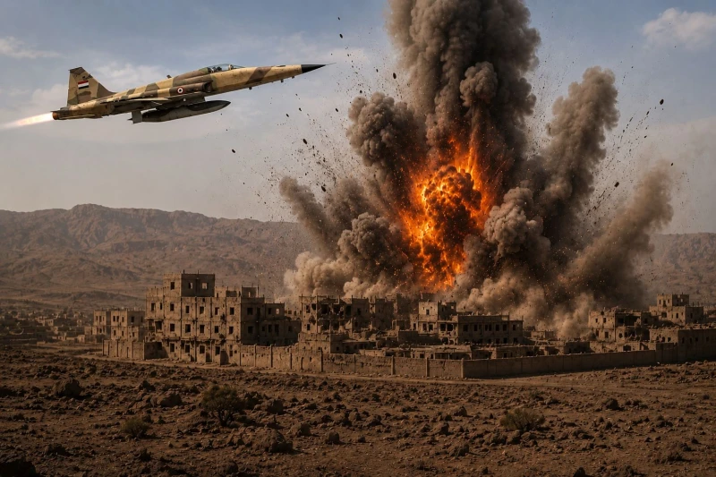 مقتل 4 خبراء إيرانيين ولبنانيين في قصف استهدف مركز قيادة حوثيًا بالجوف في اليمن