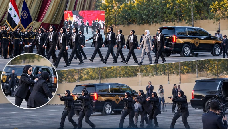 عرض لحماية مسؤولة سورية أثناء هجوم مسلح.. بالفيديو: خريجات الدفعة الأولى من معهد الشرطة النسائية في سوريا يستعرضن مهاراتهن الأمنية