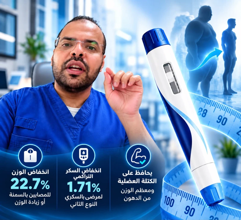 «إبرة أسبوعية تخفض الوزن بنحو 23%».. طبيب يكشف نتائج مبشرة لعقار جديد لعلاج السمنة