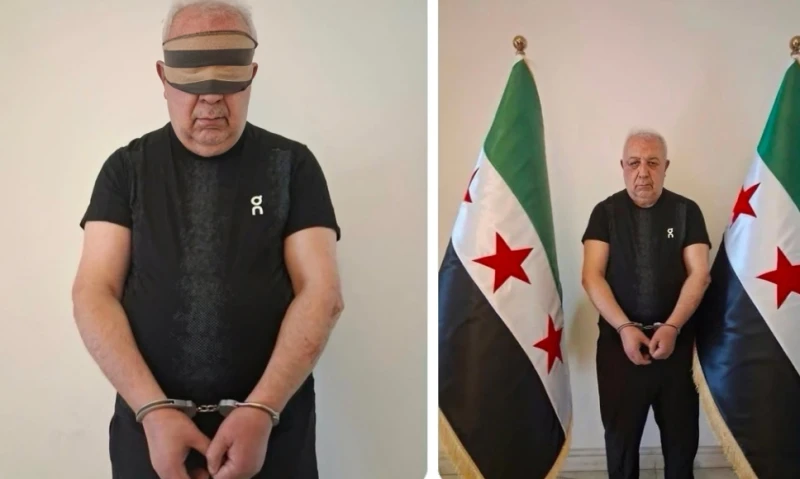 صور جديدة لحظة القبض على «معراج أورال» المتهم الرئيسي بارتكاب مجزرة بانياس في عهد نظام الأسد البائد