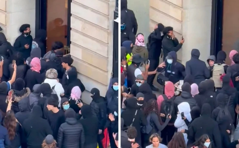 بالفيديو.. محتجون وملثمون يقتحمون وينهبون متجر «لويس فويتون» وسط مدينة بوردو بفرنسا